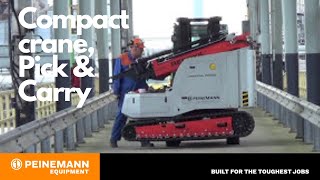 Compactcrane Pick amp Carry  Peinemann Equipment [upl. by Ahron]