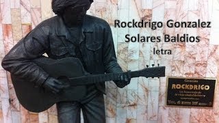 Rockdrigo  Solares Baldios  Letra [upl. by Akcinehs]