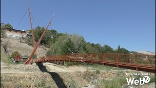 Sabato riapre la passerella ciclopedonale sul Senio a Borgo Rivola [upl. by Nerrol]