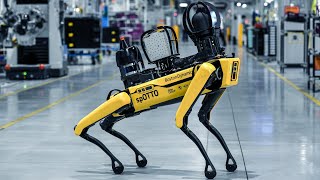 RoboterHund scannt und überwacht das BMW Group Werk Hams Hall [upl. by Torrey]