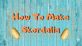 Healthy Quick and Easy Recipe  Skordalia [upl. by Bunni]