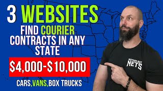 Best 3 Websites To Find Independent Courier Contracts In Any State  400010000 Per Month [upl. by Esinyt881]