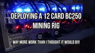 Unboxing and deploying a bc250 12 card mining rig It was a lot more work than I thought it would be [upl. by Deana209]