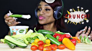 ASMR Crunchy Veggies NO TALKING Extreme Crunch [upl. by Arela]