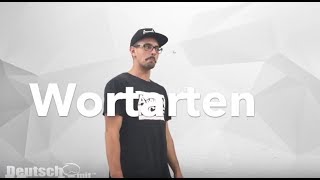 4 WORTARTEN TEIL 1 [upl. by Yffat]