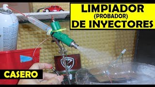 Como hacen un LIMPIADORprobador de INYECTORES invento casero [upl. by Aitret]