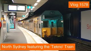 Pauls Train Vlog 1578 North Sydney featuring the Tekno Train [upl. by Hedveh]