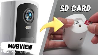 MubView Camera SD Card Installation [upl. by Enilra]