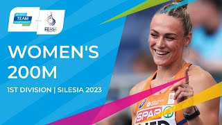 Womens 200m  Full race replay  Silesia 2023 European Athletics Team Championships [upl. by Archer]