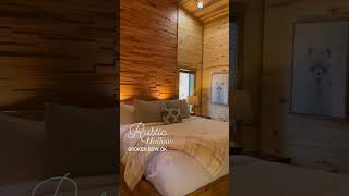 Rustic Hollow Cabin Tour in Broken Bow OK cabininthewoods cabincrew [upl. by Saxela]