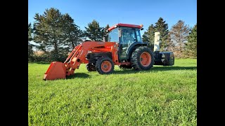 Kubota L5030 MFWD Tractor with Loader and Allied 7420 Dual Stage Snow [upl. by Tengler]