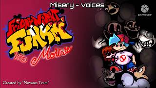 Fnf vs Mouse  Misery voices RECREATION [upl. by Frayne972]