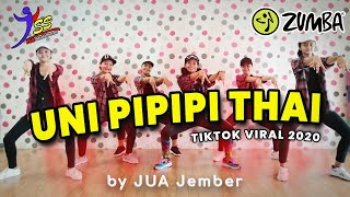 UNI PIPIPI THAI  Dj Tiktok Viral  Zumba  Choreo by Zin JUAJember [upl. by Sirois]