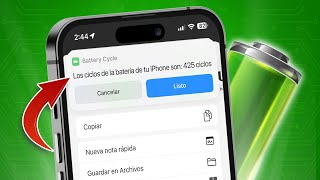 Cómo SABER los CICLOS DE BATERÍA de tu iPhone 🔋 Cómo CUIDAR la BATERÍA 🪫 [upl. by Doone]