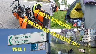 Radreise  Schwarzwald Challenge Teil 1 [upl. by Alyakim]