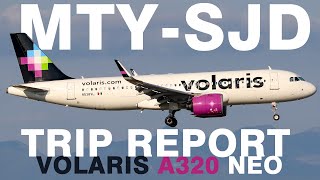 Trip Report Volaris A320 NEO Monterrey MTY  SJD Cabos Reporte de viaje [upl. by Annahsit]