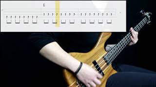 The Strokes  Reptilia Bass Cover Play Along Tabs In Video [upl. by Adiaj742]