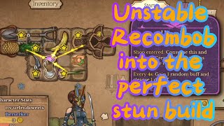 Unstable recombob into perfect stun build Backpack Battles [upl. by Birch248]