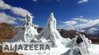 🇮🇳 earthrise  Ladakhs Ice Stupa Project [upl. by Nyvlem]