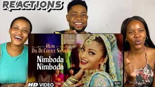 African Friends Reacts To Nimboda Nimboda FULL SONG  Hum Dil De Chuke Sanam  Ajay Devgan [upl. by Rosie]