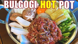 How to Make Korean Bulgogi Hot Pot  Bulgogi Jeongol 불고기전골😍💛 [upl. by Diet]