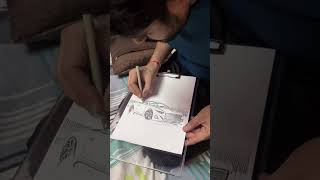 Car drawingyoutubeshorts art drawing [upl. by Anibor]