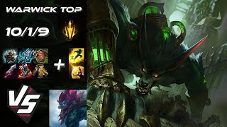 TOP Warwick vs Trundle  EU Grandmaster Patch 1419 [upl. by Ogir427]