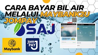 Cara Bayar Bil Air Menggunakan JomPay Di Maybank [upl. by Chev584]