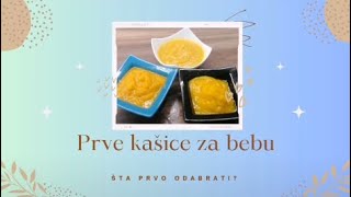 Prve kašice za bebuuvođenja čvrste hrane bebamahrana za zdrav razvoj beba [upl. by Frentz719]