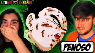 ESPAÑOLES REACCIONAN A DRAGON BALL LATINO VS ESPAÑOL ⚡EL SUPREMO KAIOSAMA SALVA A GOHAN⚡🔥DBZ🔥 [upl. by Nairoc]