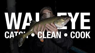 Walleye Fishing from Caseville Pier  Catch Clean Cook [upl. by Renae]