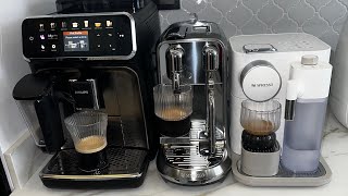 Philips 5447 vs Nespresso Creatista Plus Gran Latissima [upl. by Sehcaep]