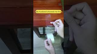 How to tear shipping tape without scissors diy lifehacks [upl. by Adiari]