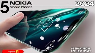 TOP 5 New NOKIA Smartphones 2024  Latest Mobile Phones 2024 [upl. by Luelle210]