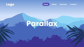 Parallax Scrolling Effect  HTML CSS amp JavaScript [upl. by Nunnery233]