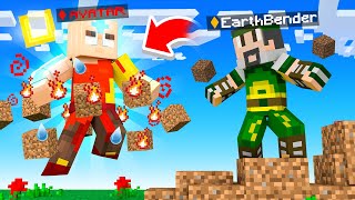 AVATAR vs EARTHBENDER in Minecraft [upl. by Llebana]