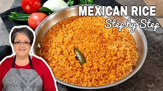 MEXICAN RICE  Step by Step  added tips❤️ [upl. by Nonah]