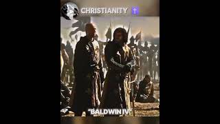 Baldwin IV vs Saladin Ayubi 🔥 inspirationalquotes muslimedit motivation godofislam edits [upl. by Ahsinnod]