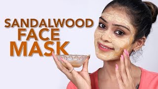 DIY Sandalwood Face Mask  Skincare Tutorial  Face Mask Tutorial  Foxy Makeup Tutorials [upl. by Hsaniva]