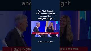 Fed Chair Powell We have the ability to take our time and get this right [upl. by Trebloc]