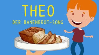 Rolf Zuckowski  Theo  Der BananenbrotSong Lyric Video [upl. by Marla]