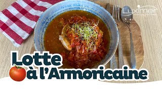 QUEUE DE LOTTE A LARMORICAINE  Recette simple by Luximer [upl. by Aylward403]