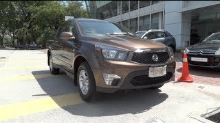 2012 Ssangyong Actyon Sports StartUp and Full Vehicle Tour [upl. by Asssilem]