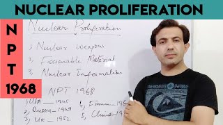 Nuclear Proliferation  NonProliferation Treaty  NPT  Muhammad Akram [upl. by Brasca]