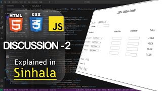 Web designing exam question explanation  Create dynamic website with HTML CSS and JS  Part 2 [upl. by Selrahcnhoj10]