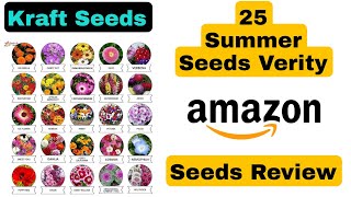 Summer Flower Seeds  25 Kraft Seeds  Online Summer Flower Seeds Reviews  Summer Flower Plants [upl. by Elyc168]