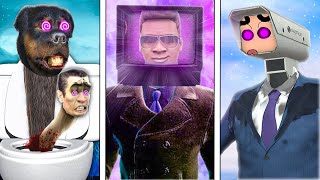 Franklin Became Tv Man To Fight With Skibidi Toilet Monster Chop In GTA 5 [upl. by Atiuqrahs]