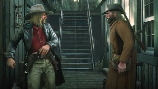 RDR2  Thats why Micah shouldnt joke with Arthur when his honor is low [upl. by Sashenka]