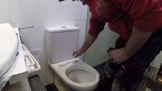 How to replace a toilet seat [upl. by Alyag]