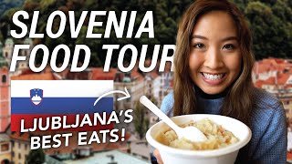 Slovenian Food Tour in Ljubljana Slovenia Ultimate Guide 🇸🇮 [upl. by Gerome774]